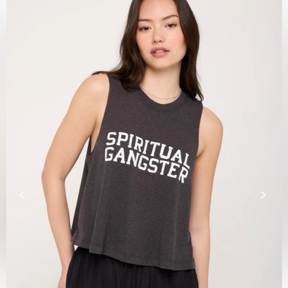 NWT SPIRITUAL GANGSTER VARSITY CROP TANK SZ MEDIUM - Picture 4 of 11